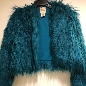 Billabong faux fur coat